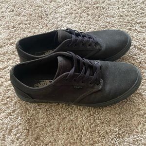 Women’s all black vans lo pro